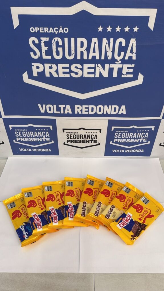 Homem é preso por rouba chocolate em supermercado em Volta Redonda