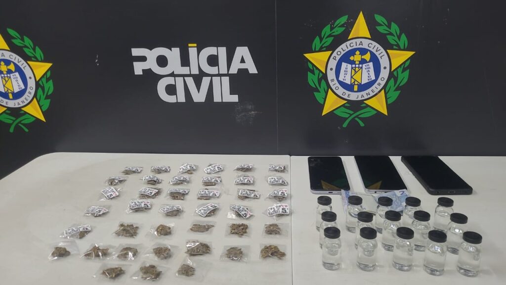 Cinco suspeitos são presos por tráfico em Volta Redonda