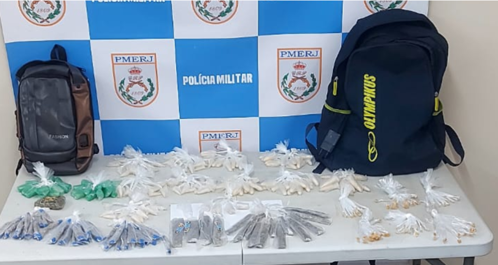 Jovem suspeito de tráfico é preso em Volta Redonda