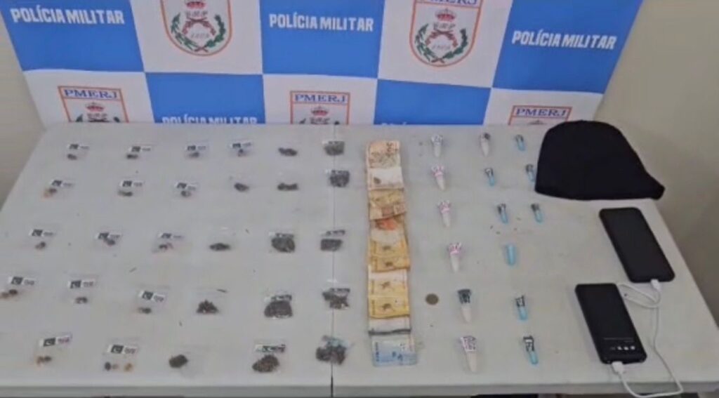 Homem é preso por tráfico de drogas em Volta Redonda