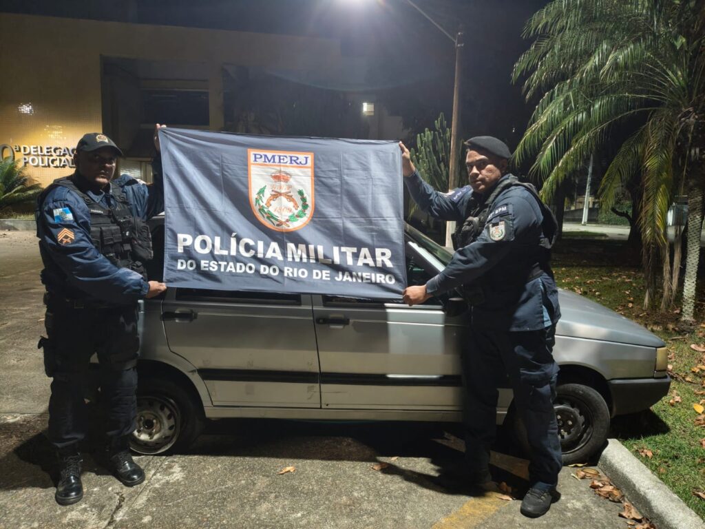 Carro roubado em Barra Mansa é recuperado em Porto Real