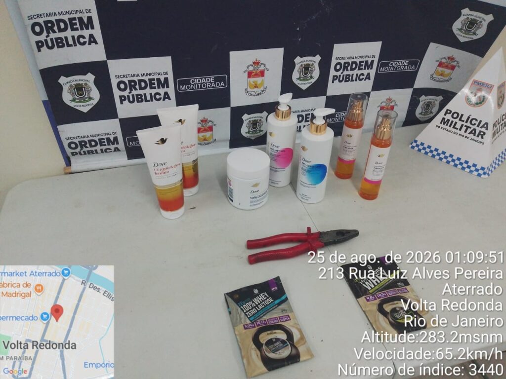 Casal é preso por furta a farmácia em Volta Redonda