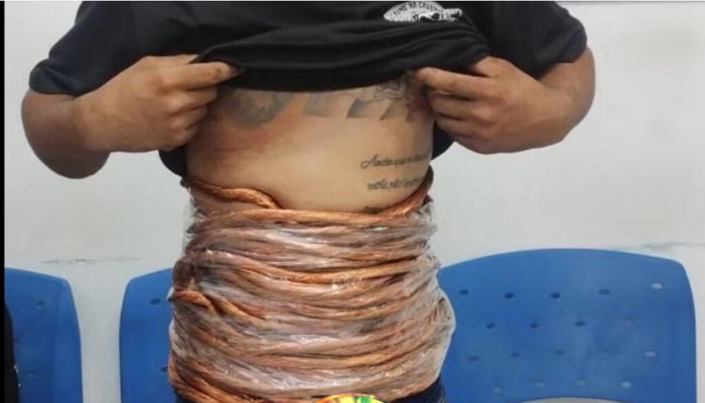 Jovem é preso tentando furtar 12 kg de cobre na CSN